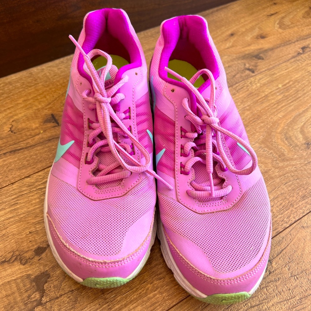 Pink Nike sneakers